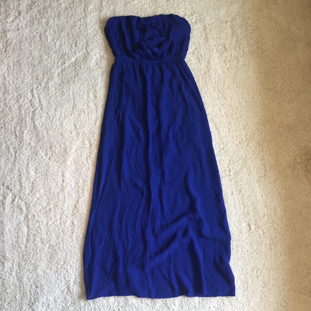 Boutique Strapless Maxi Dress